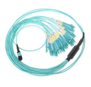 Quality MPO To LC Fiber Optic MPO 24 Core OM2 Telecommunication Networks wholesale