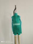 Green Little Girls Dancewear Anti Bacterial Oem Lycra Cotton Or Tulle Material