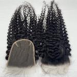Italy Curly 6x6 HD Lace Frontal 10A Brazilian Frontal Closure Human Hair 100%