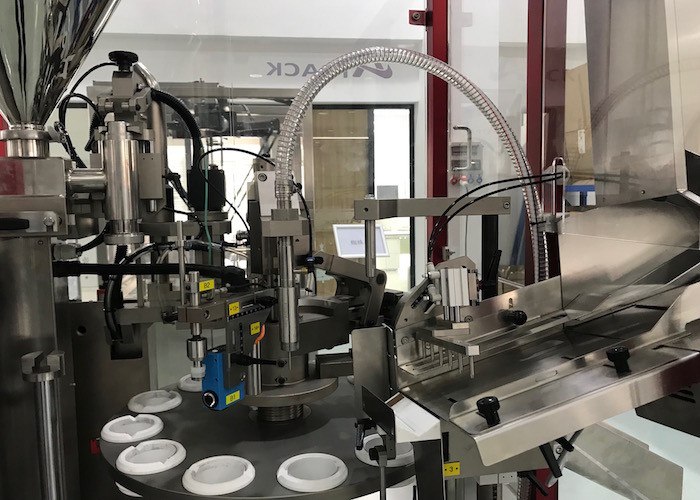 Pharmacy Plastic Tube Filling Machine Length 50-253mm High Capacity Output