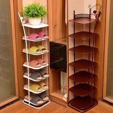 Quality Dustproof 7 Tier Bronze Metal Wire Shoe Rack wholesale