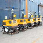 Construction Mobile Light Tower Trailer Mounted Diesel Generator Mobile Lighting