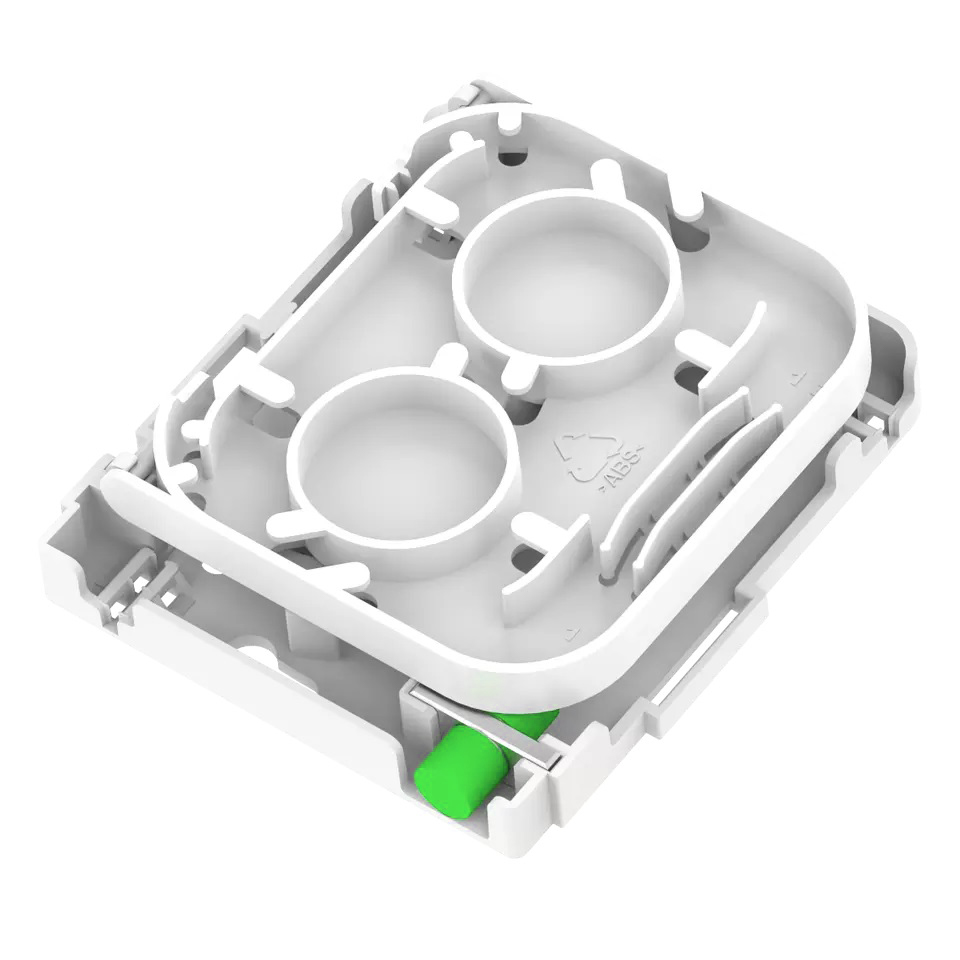 1 Core FC APC Type Fiber Optic Face Plate for Indoor in FTTH Network 115*86*23mm Size