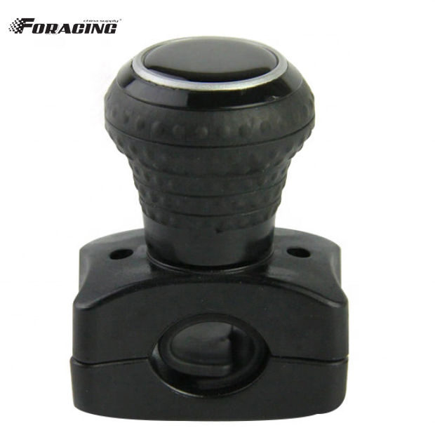 Black Universal Fitment Car Steering Wheel Booster Spinner Knob 360 Degree Grip Ball Turning Hand Control for Smooth Operation