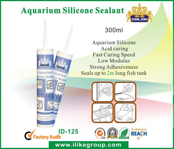 Low Modulus Aquarium Silicone Sealant High Temperature , Sealing Adhesive