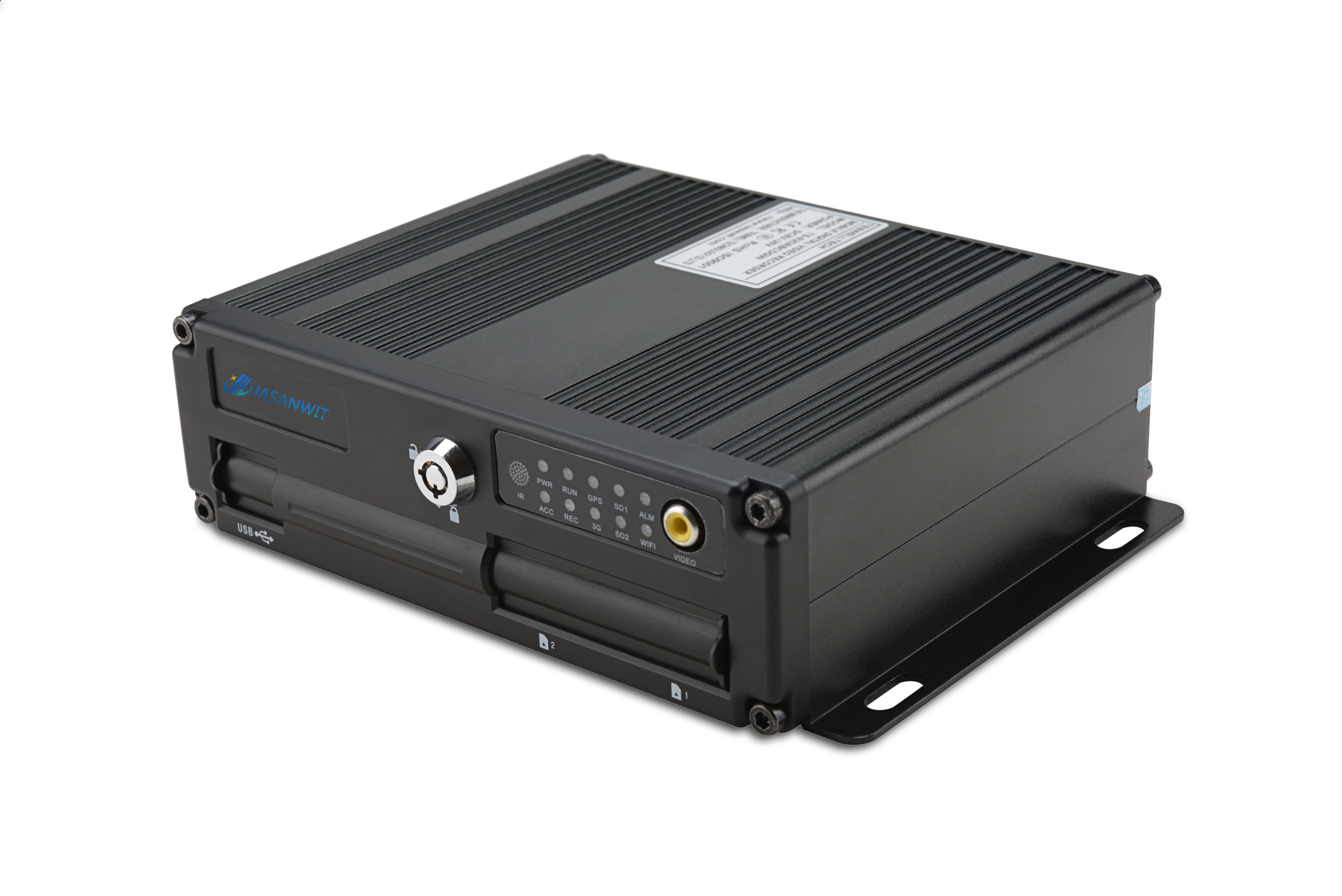 Dual SD card Storage HD Car DVR Internal 3G, 4G, WIFI and GPS module optional ptz from Jasanwit