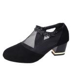 Gauze Sexy Ladies Sandals Anti Slip Wear Resistant Thick Heel Wedge Platform