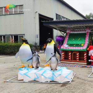 Quality Aquarium Park Chinese Festival Lanterns Penguin Lantern Weather Resistance wholesale