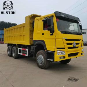 Quality Used Sinotruk Howo Dump Trucks 375hp Left Hand Driving wholesale