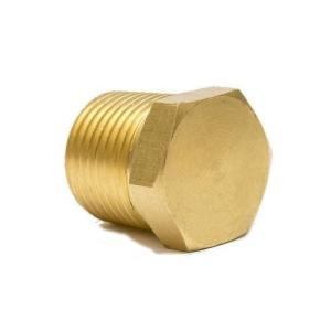 Quality Hexagonal Brass Hex Head Plug Zinc Plated wholesale