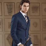 Men's Wedding Formal Wear Standard Size Suit Jacket in 3-Piece Luxury Business