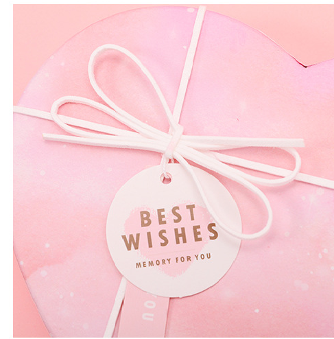 Recyclable Biodegradable Heart Shaped Gift Box