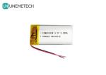 600mAh Rechargeable Li Polymer Battery 851838 3.7V Custom Lipo Battery