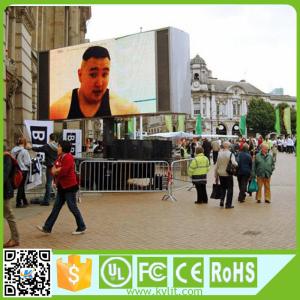 Quality P10 Outdoor Full Color Led Display 1200Hz Refresh Rate 1/4 Scan 10000 Dots / Sqm wholesale