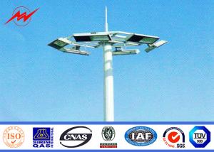 Quality Professional 25m 8 Sides Galvanized Steel Outdoor Square Light Pole 10 KV ~550 KV wholesale