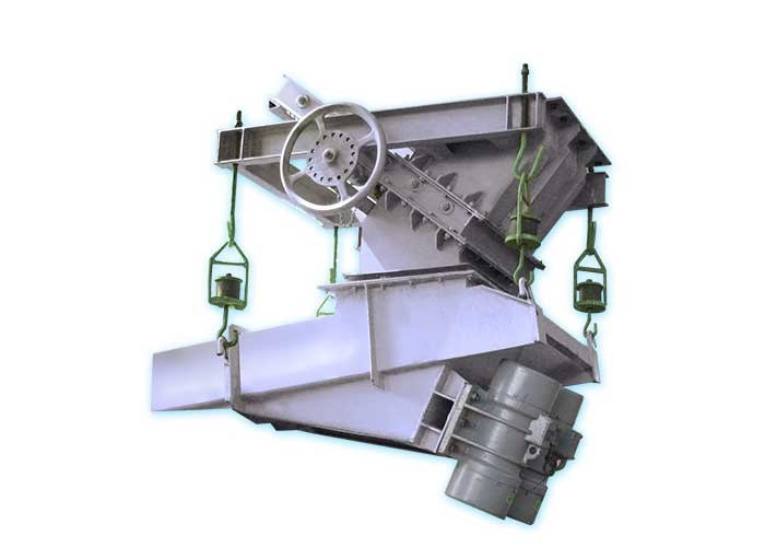 Eccentric Block Vibratory Tray Feeder , Improved Powder Feeder Machine Flat