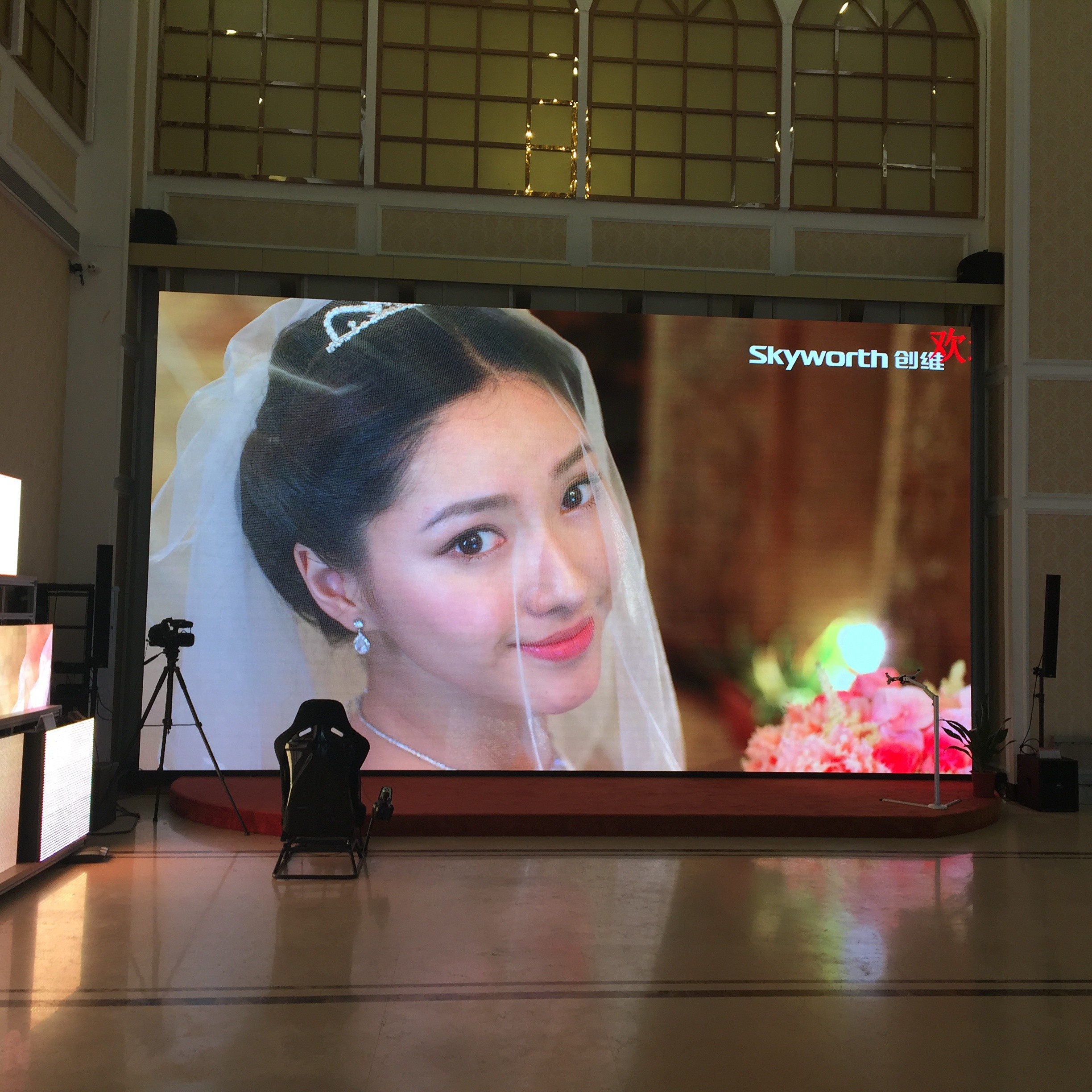 P1.875 Small Pixel Pitch Led Screen 1 16 Scan High Refresh MBI5124 IC