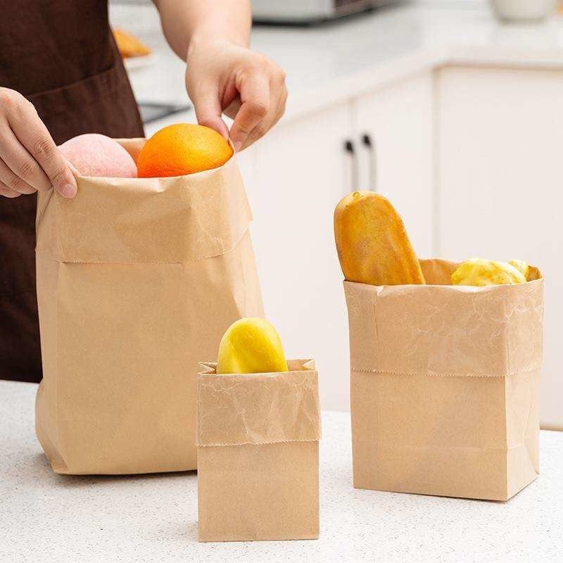Custom Size Package Paper Bag Kraft Paper Shopping Bag without Handle
