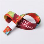RFID Polyester Woven Wristband for Evening/Party/Festival and Gift ,wristband