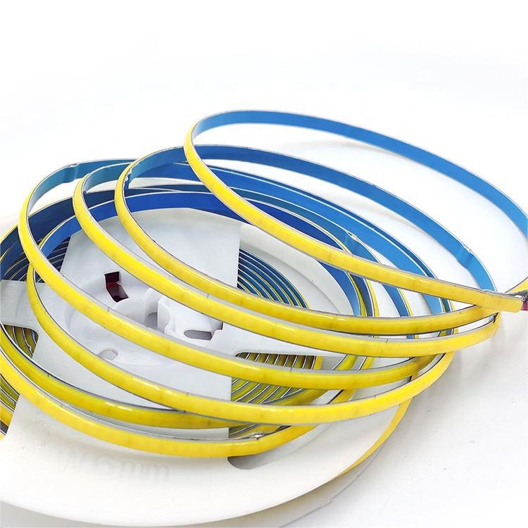 COB LED Strip 12V 1CM Cutting 3MM Ultra Thin Width 5MM 100lm CRI90 3 320LEDs Double PCB