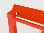 Red Orange 30*50mm Upright 150KG Capacity Stackable Stillages