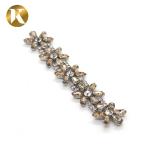 135mm*22mm Customized Women Shoe Tassel Chain Nickel / Black / Gold Color