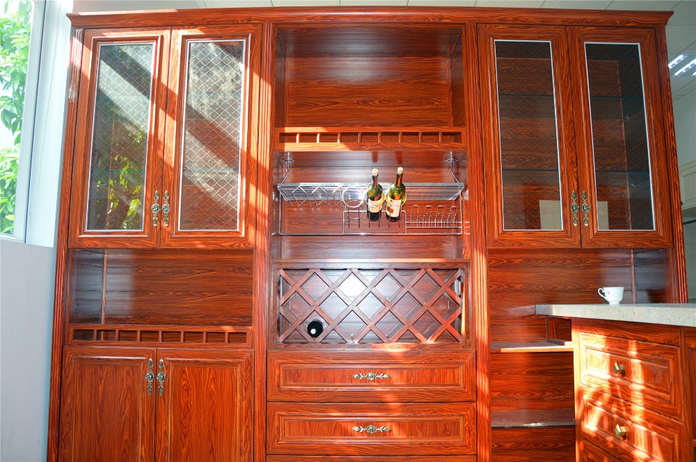 Durable Aluminum Alloy Carcase Material Bathroom Cabinet Modern Style