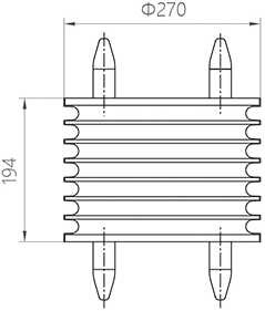 Compression Rubber Spring for Railway Vehicles