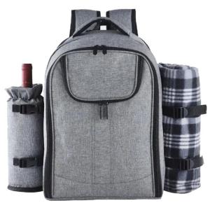 Quality Ergonomic 4 Person Insulated Picnic Backpack With Blanket wholesale