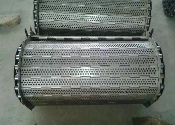 Food Mesh 1mm Ss201 6000mm Chain Plate Conveyor Belt