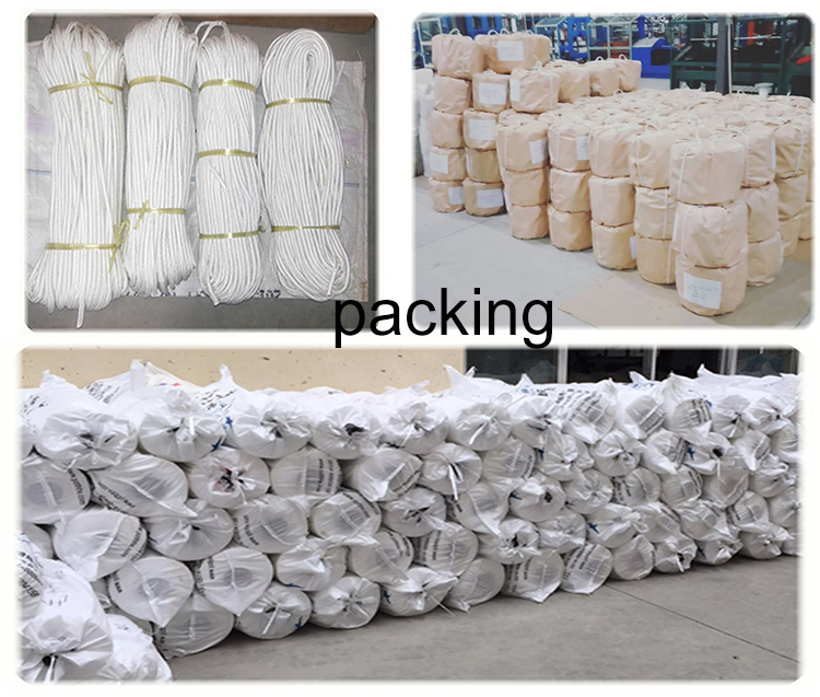 3/4 Strand Nylon Double Braided Rope Cord Multi-Purpose for PE and Polyester Furniture