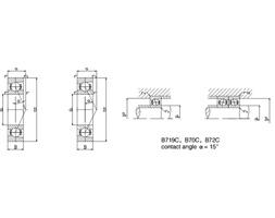 Quality Precision Spindle Bearings: steel balls B7201E.T.P4S.UL wholesale