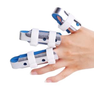 Quality Logo Custom Malleable Aluminum Splint Baseball Finger Splint Deep Blue Color wholesale