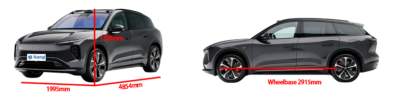 Classic Style Big Space Pure Electric NIO ES6 SUV New Energy Vehicles