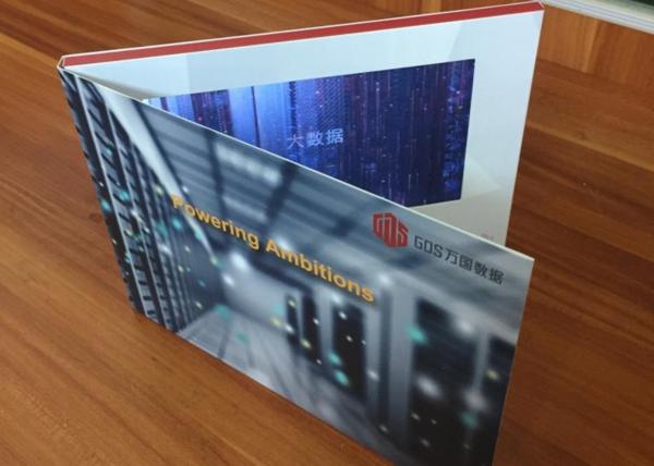 Fully customizablevideo on business card digital video brochure 7'' screen video