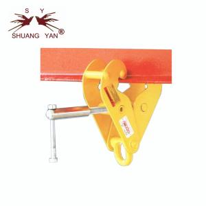 Quality 4KG Crane I Beam Clamps For Lifting Galvanized Flange Clamp for workshop wholesale