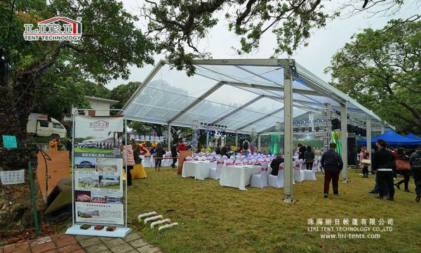 Transparent Outdoor Canopy Tent / Sun Shade wedding ceremony tents for luxurious