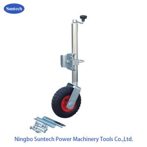 Quality Galvanised 500lbs Marine Swivel Trailer Jack With Pneumatic Wheel wholesale