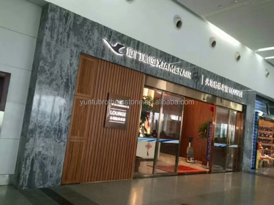 Custom Modern Polished Wave Grey Marble Board for Hotel Wall Panel Floor Design Style