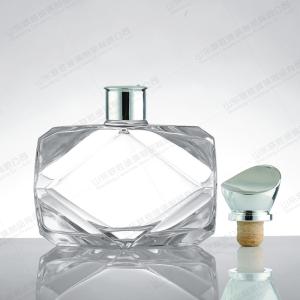 Quality 375ml 500ml Vodka Clear Glass Bottle 250ml tequila bottle for Wine Body Material Glass wholesale