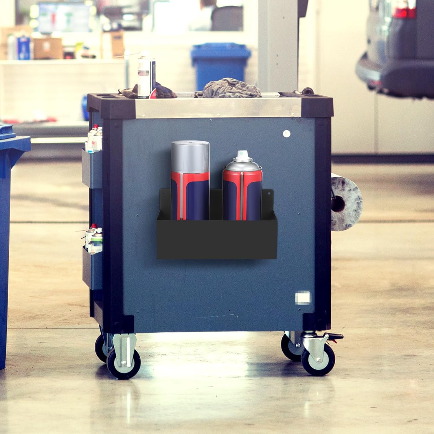 Organize Your Toolbox with this Magnetic Spray Can Holder Heavy Duty and Wall Mounted