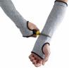 Buy cheap HPPE Anti Cut PPE Protective Gloves Pair Pack Grey Arm Long Sleeve 17 Inch from wholesalers
