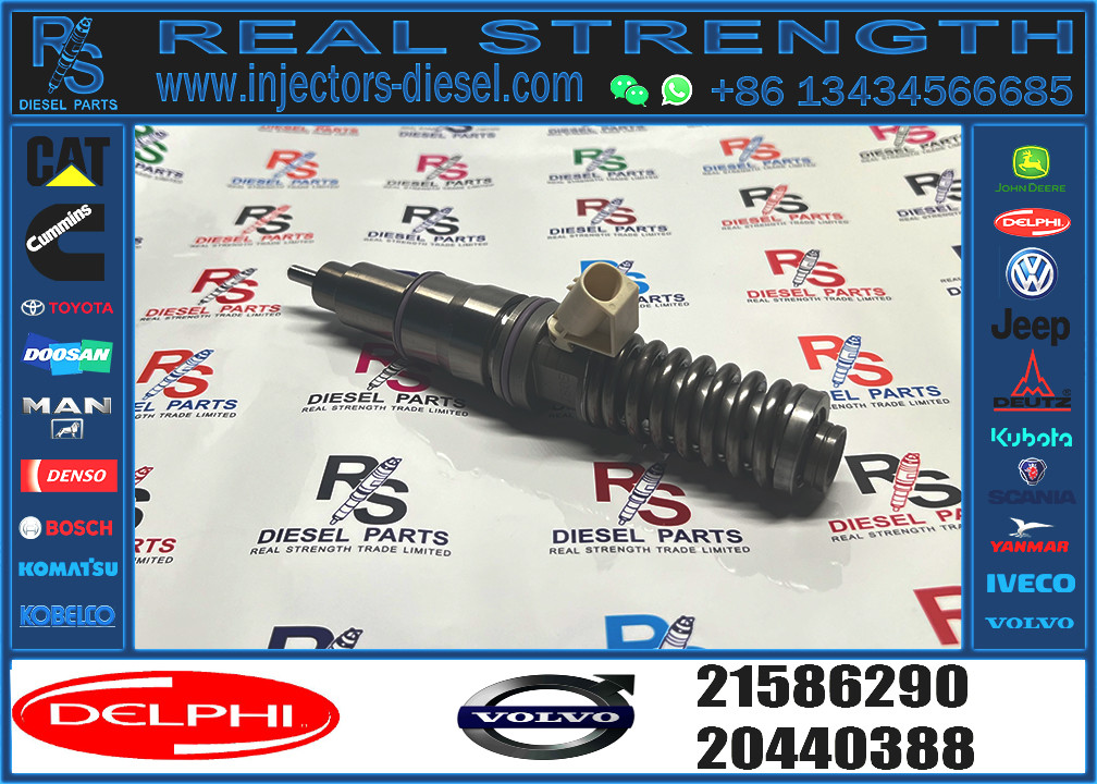 For Volvo D16 Common Rail Diesel Fuel Injector BEBE4C02001 20363748 21586290 85000590 Auto Parts Injector BEBE4C03101 20564930
