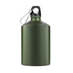 500ml Oval Shaped Aluminum Drinking Bottle BPA Free Custom Logo Acceptable