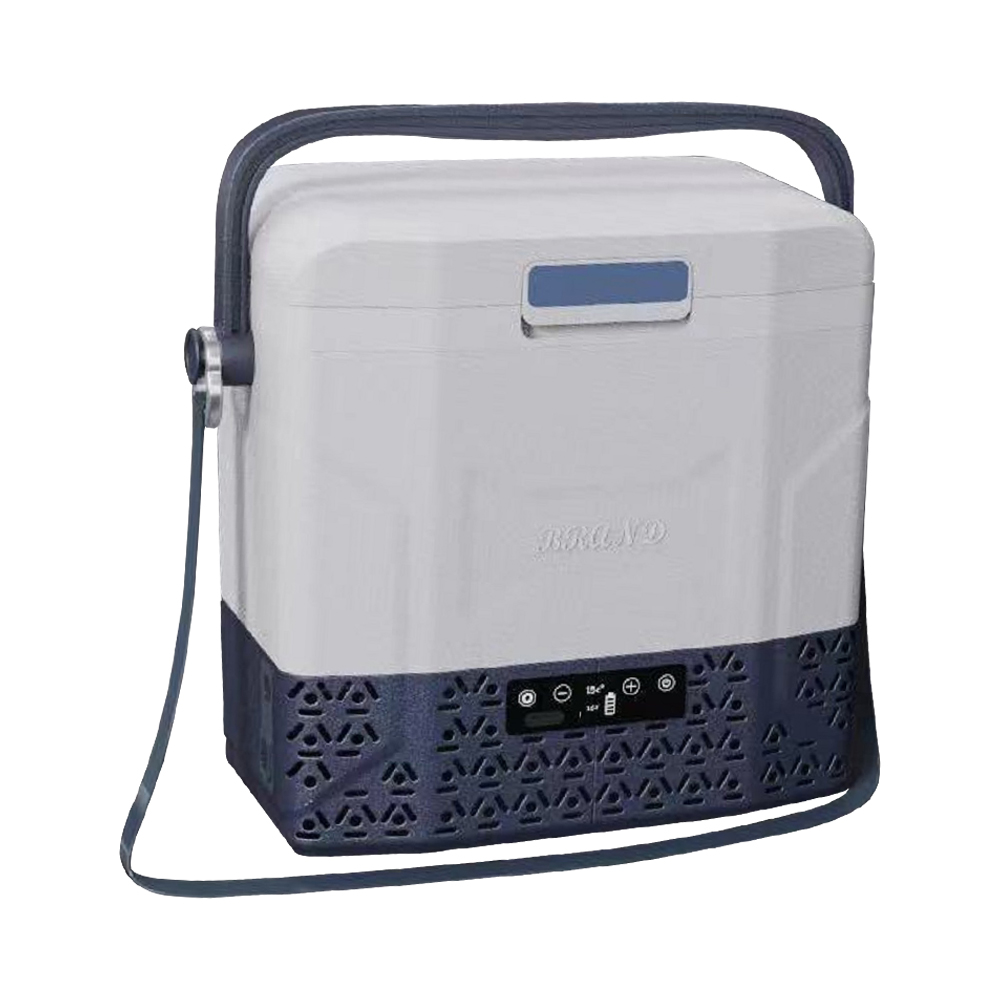 12L Green/Blue/Brown Car Freezer Fridge AC/DC Portable Refrigerator for French OEM Cars