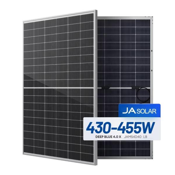 JA Solar Panel 430W 435W 440W 445W 450W 455W Bifacial Glass for Solar Power