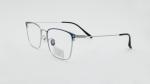 Rectangle Metal Browline Eyeglasses Unisex stainless Frame Full-Rim Stylish