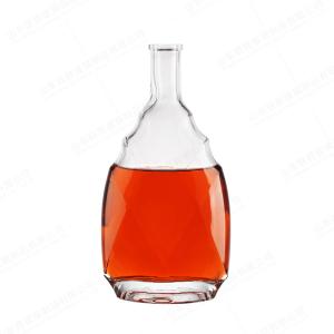 Quality Base Material Glass Logo Acceptable Customer's Logo for Juice and Wine Bottles wholesale