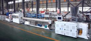 Quality High Speed Efficient Operation 3''- 6''PVC Pipe Production Line With HYZS80/156 Conic Twin Screw Extruder wholesale