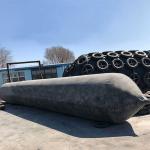 Smooth Rubber Marine Air Bag Cylindrical Shape For Ship / Vessel / Docking